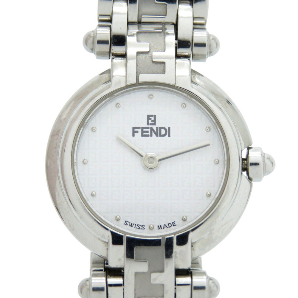 FENDI Watches Quartz 750L Stainless Steel white Zucca white dial