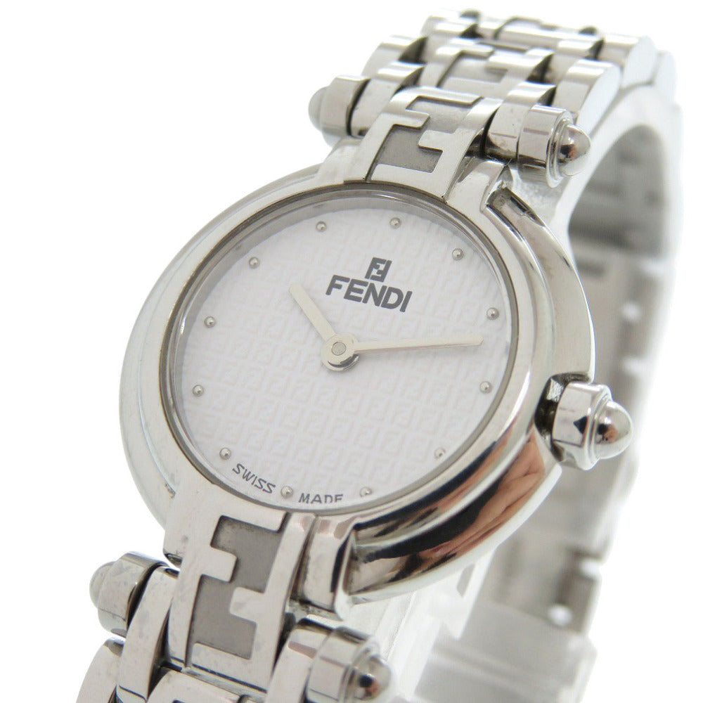 FENDI Watches Quartz 750L Stainless Steel white Zucca white dial