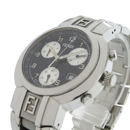 FENDI Watches Quartz 031-4500G-756 Stainless Steel black Horology Chronograph black dial
