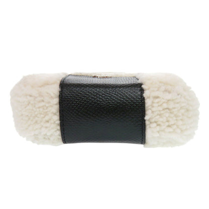 FENDI Shoulder Bag 7AS240 Sheepskin white Onigiri Bag Women