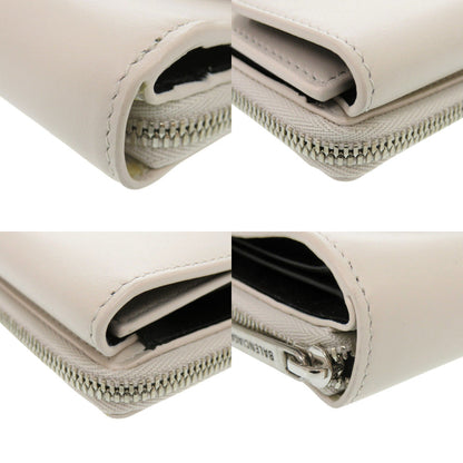 BALENCIAGA Tri-fold wallet 753762 9960 0 52754S leather off white Envelope Compact Wallet