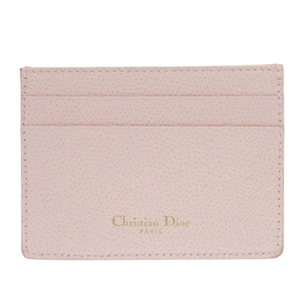 Christian Dior Card Case leather pink