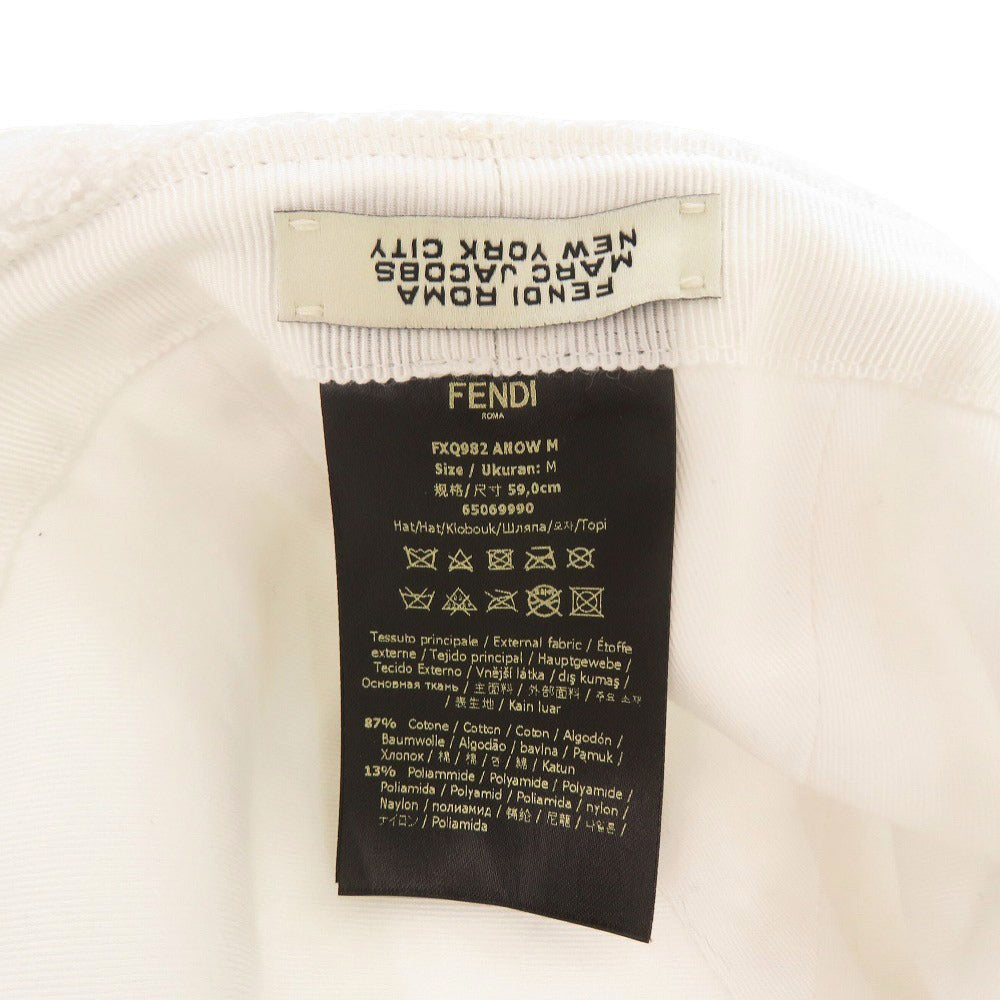 FENDI Other hats FXQ982 Cotton, Nylon white x Marc Jacobs M