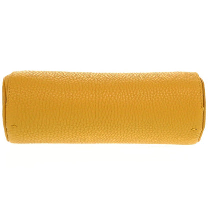FENDI Pouch leather yellow Watch case