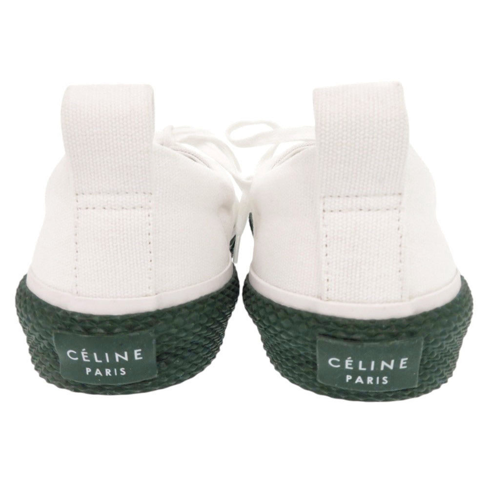 CELINE sneakers canvas white Phoebe period 180Â° 38