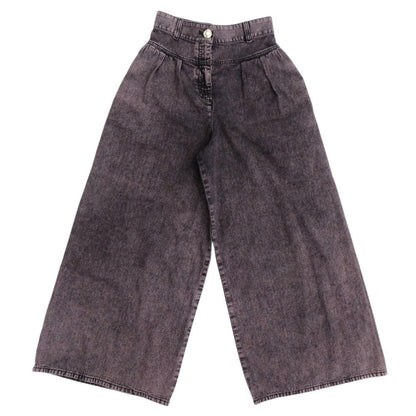 CHANEL Denim pants cotton black 34