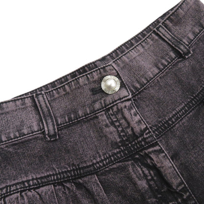 CHANEL Denim pants cotton black 34