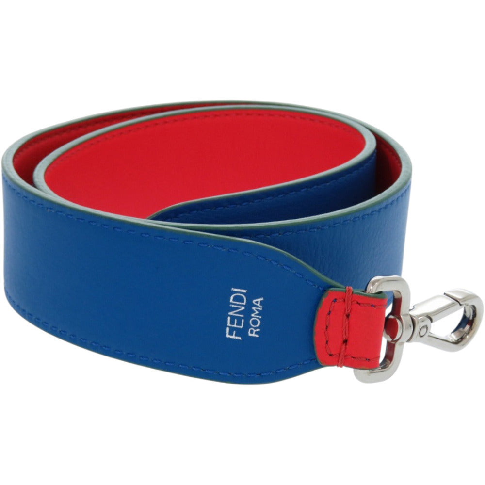 FENDI Shoulder strap leather Red