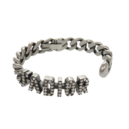 Christian Dior bracelet Metal, Rhinestone Silver J'ADIOR