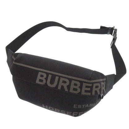 BURBERRY Waist bag canvas black Women