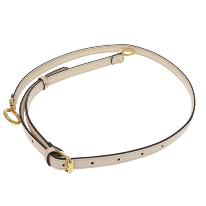 FENDI Shoulder strap leather Ivory for peekaboo Women