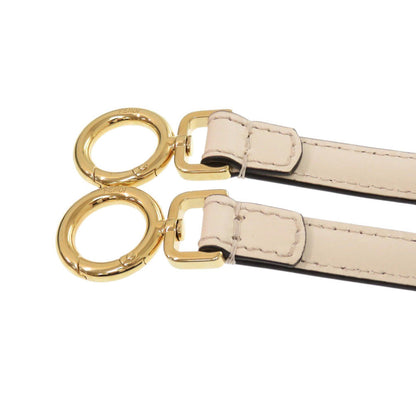 FENDI Shoulder strap leather Ivory for peekaboo Women