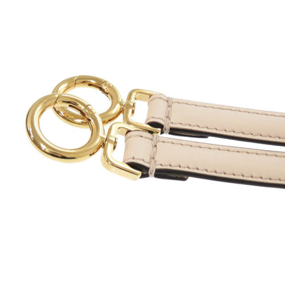 FENDI Shoulder strap leather Ivory for peekaboo Women