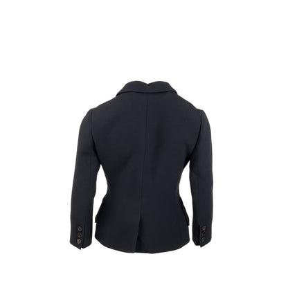 Dior Size 36 classic jacket wool/silk black