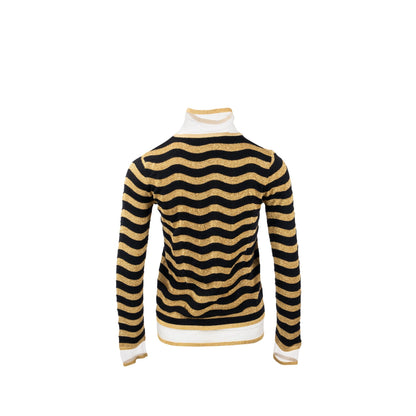 Fendi size IT38 Monster knitwear / sweater Wool black / gold