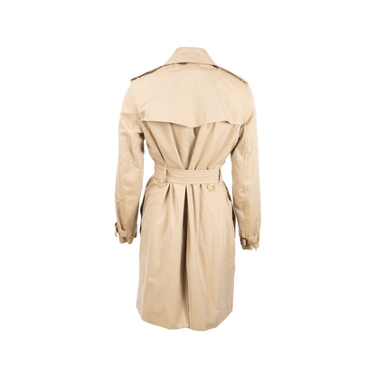 Burberry Size UK8 The Kensington Medium Coat Cotton Brown