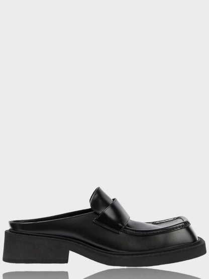Luxury Balenciaga Trending 2025 Inspector 40MM Leather Bloafer Black