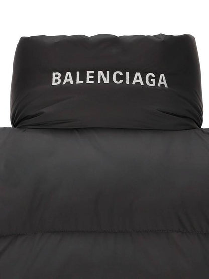 Luxury Balenciaga Trending 2025 Wrap Puffer Padded Vest Black