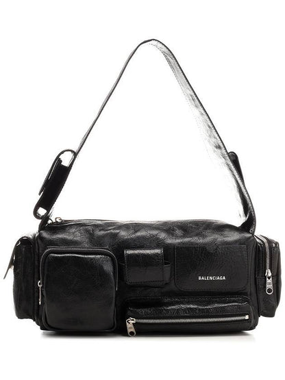 Luxury Balenciaga Trending 2025 Superbusy Small Sling Bag Black