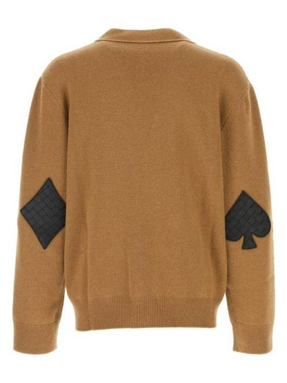 Luxury Bottega Veneta V Neck Cashmere Cardigan Brown