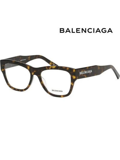Luxury Balenciaga Trending 2025 Acetate Square Eyeglasses Havana