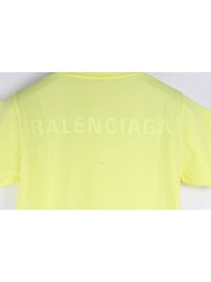 Luxury Balenciaga Trending 2025 Back logo neon short sleeve t shirt M