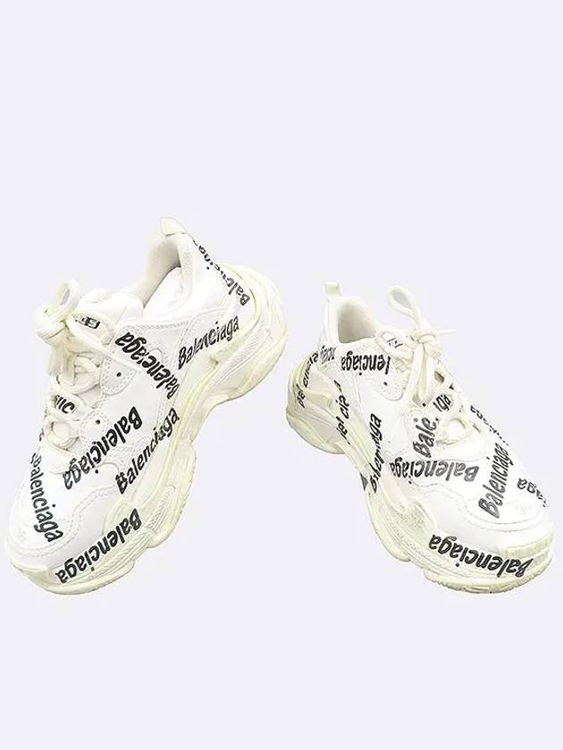 Luxury Balenciaga Trending 2025 524039 White Triple S Women Sneakers 36 230MM