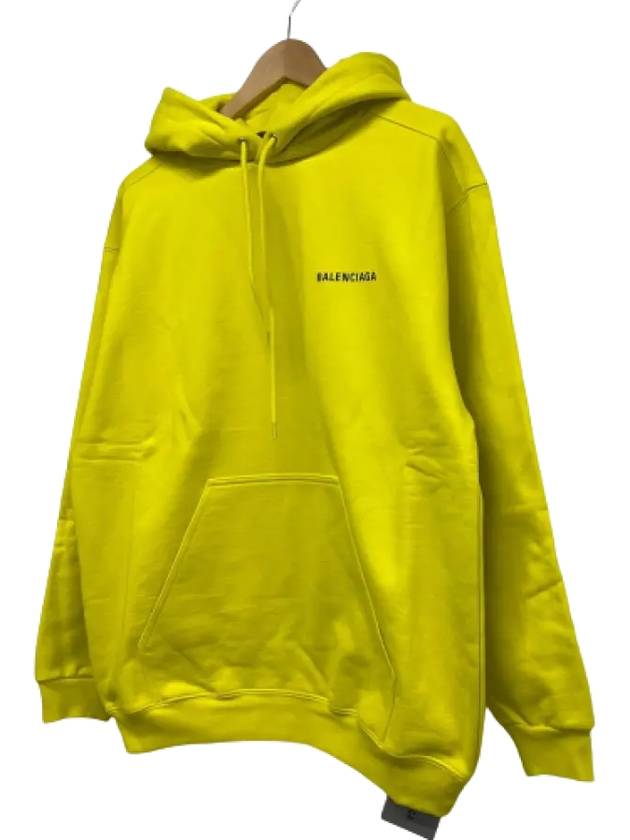 Luxury Balenciaga Trending 2025 Mini Logo Cotton Hoodie Yellow