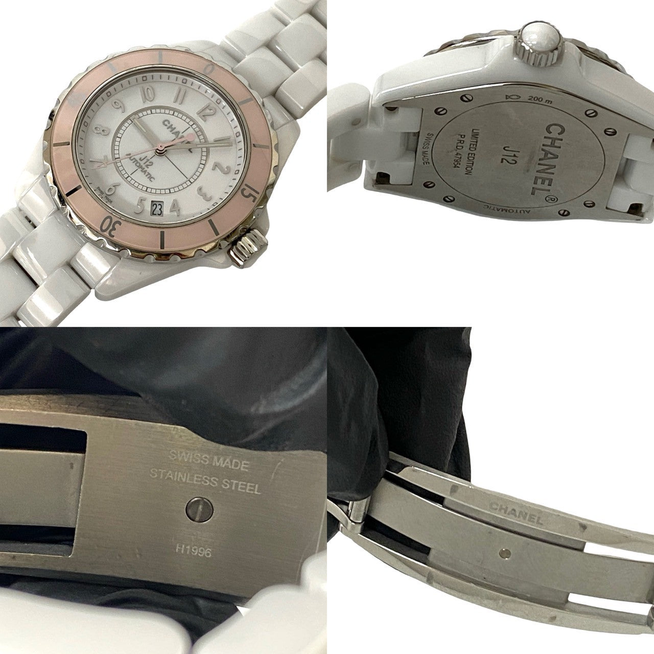 CHANEL Watches ceramic white J12 H5199 Limited production