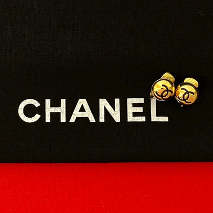 CHANEL Earring Gold Plated gold