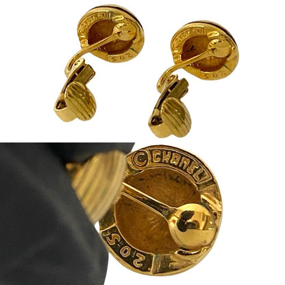 CHANEL Earring Gold Plated gold