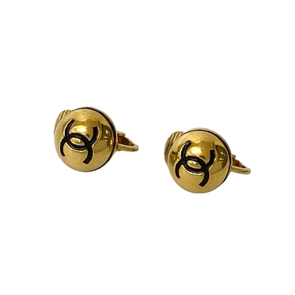 CHANEL Earring Gold Plated gold