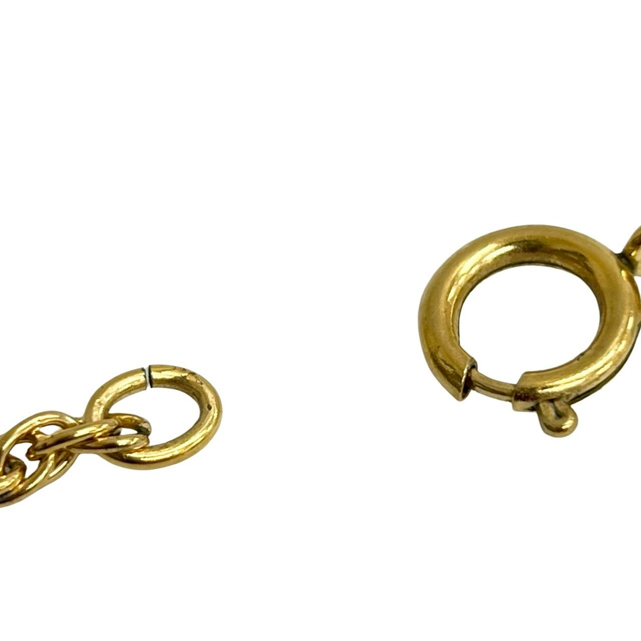 CHANEL Necklace Gold Plated gold