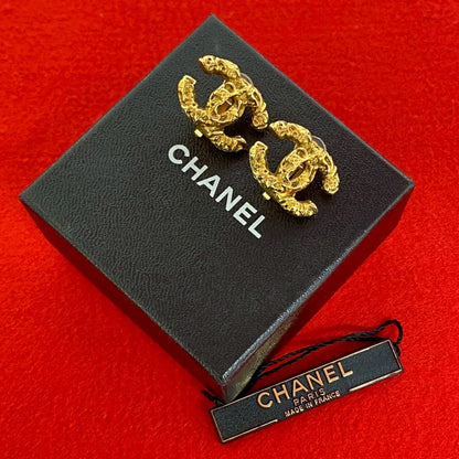 CHANEL Earring Gold Plated gold