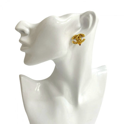 CHANEL Earring Gold Plated gold