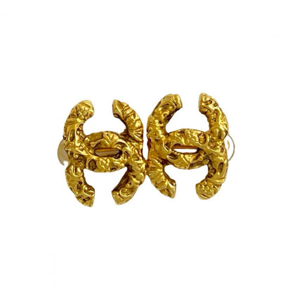CHANEL Earring Gold Plated gold