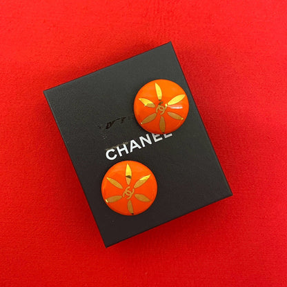 CHANEL Earring Gold Plated gold