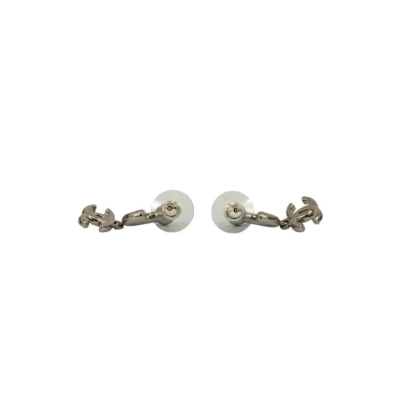 CHANEL Pierce metal Silver