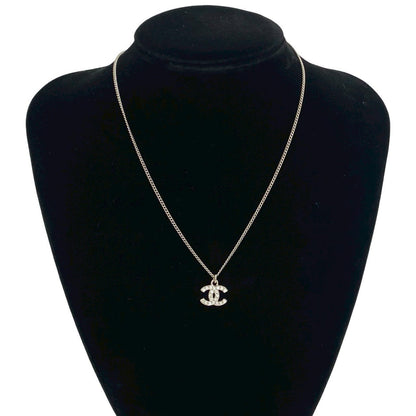 CHANEL Necklace metal Silver