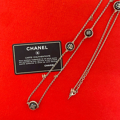 CHANEL Necklace Gold Plated gold