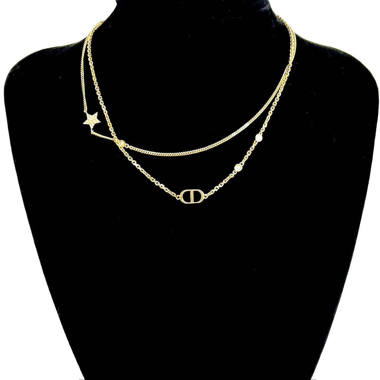 Dior Necklace Gold Plated gold