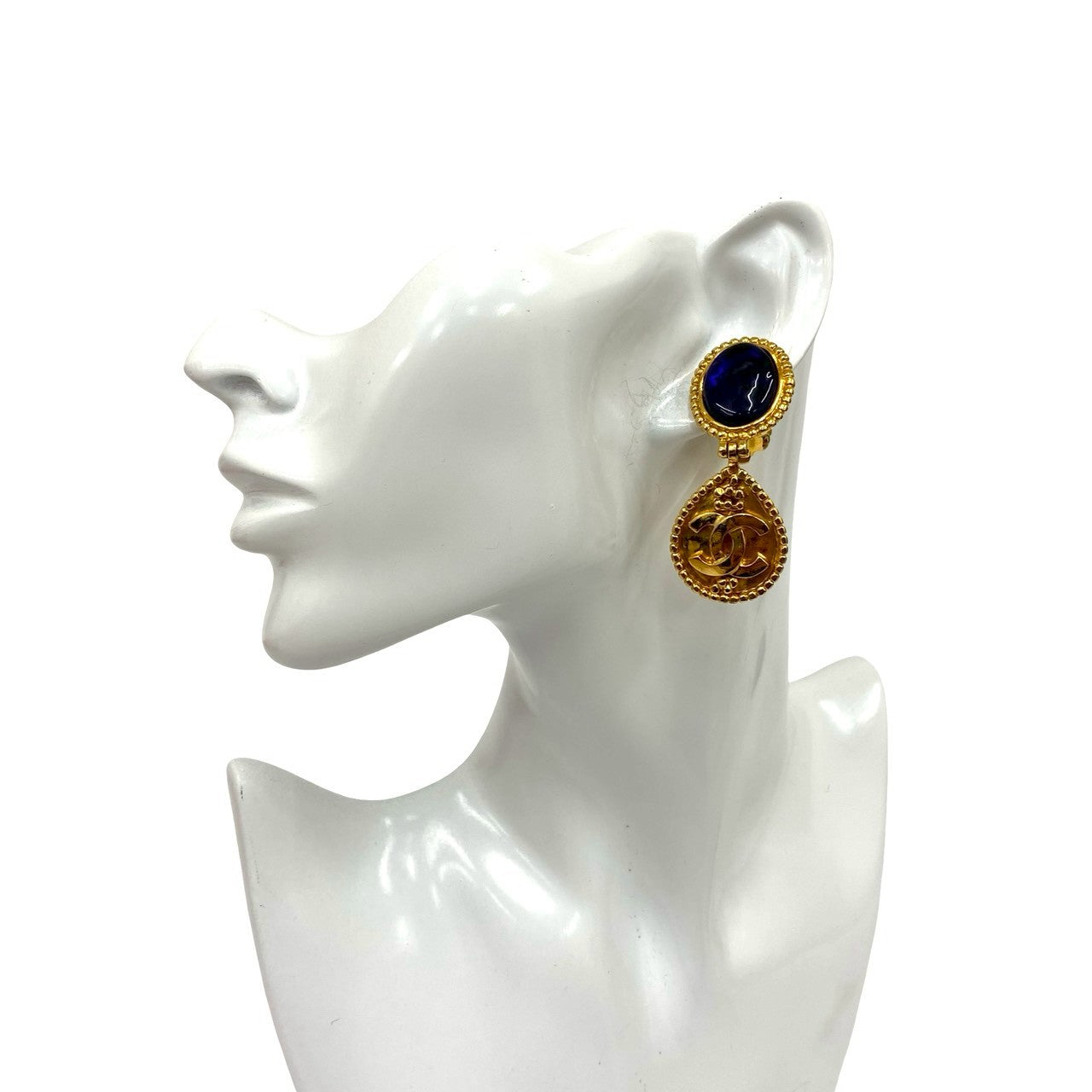 CHANEL Earring Gold Plated gold Gripoa