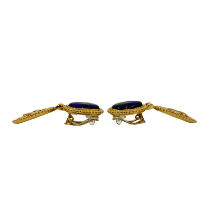 CHANEL Earring Gold Plated gold Gripoa