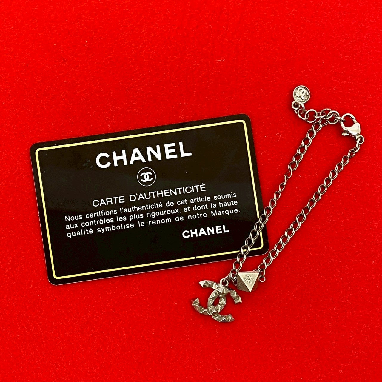 CHANEL bracelet metal Silver