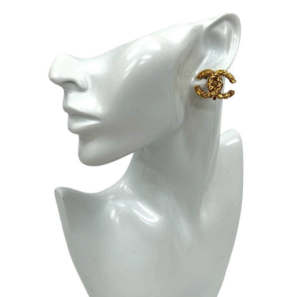 CHANEL Earring Gold Plated gold