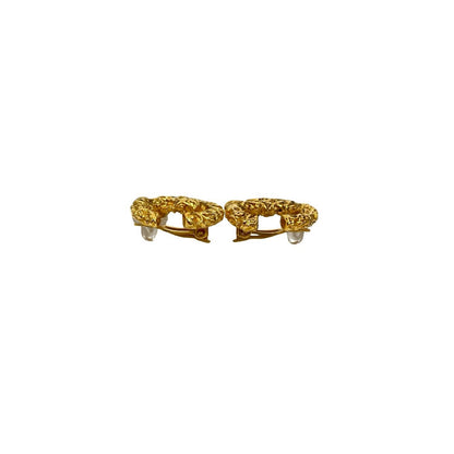 CHANEL Earring Gold Plated gold