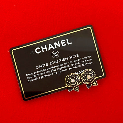 CHANEL Earring Gold Plated gold