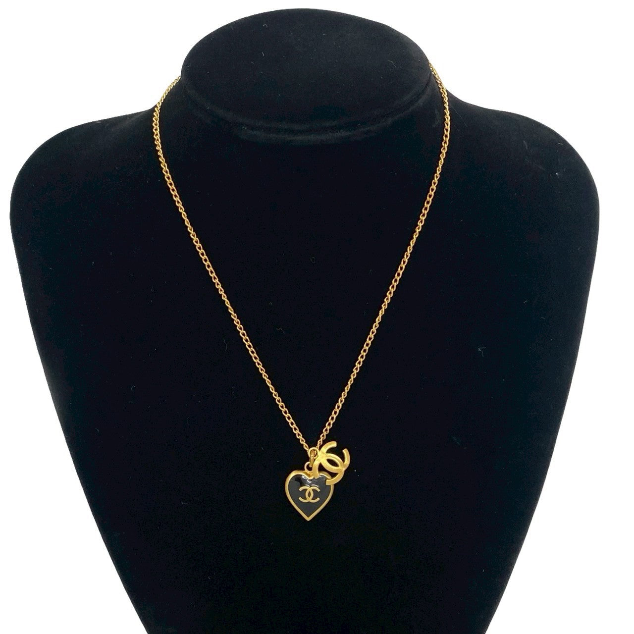 CHANEL Necklace Gold Plated gold