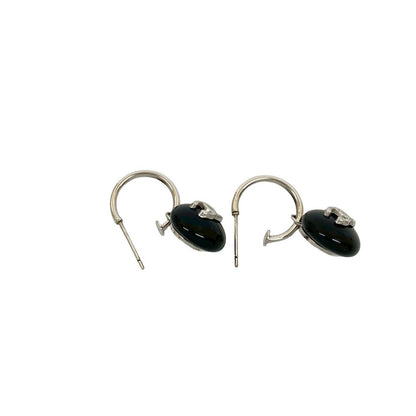 CHANEL Pierce alloy Silver