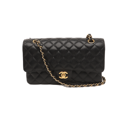Chanel Classic Flap Medium Black Caviar Leather